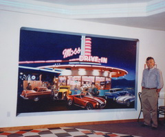 Mural in private home
