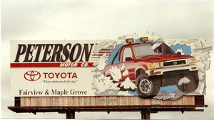 Hand-painted Billboard